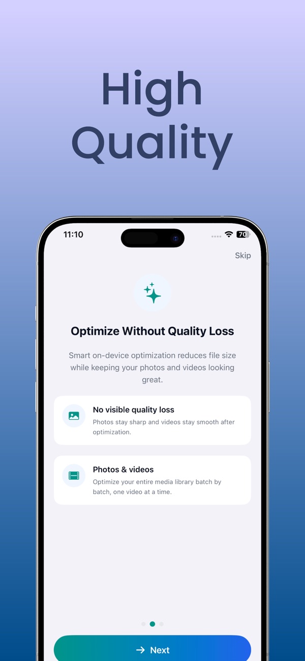 AI Optimizer screenshot — savings results