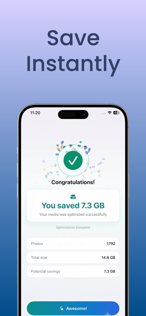 AI Optimizer screenshot — app experience
